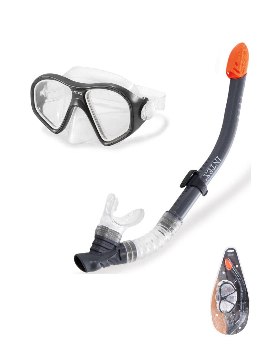Snorkelset – Duikbril & Snorkel Zwart - 1