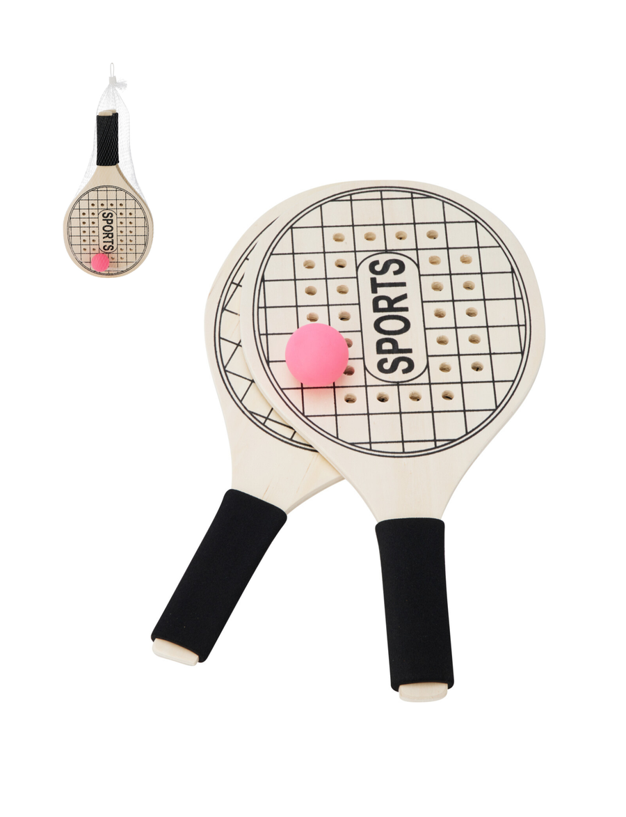 Strandracket Set Hout - 1